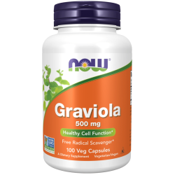 NOW Foods Graviola, 500mg - 100 vcaps