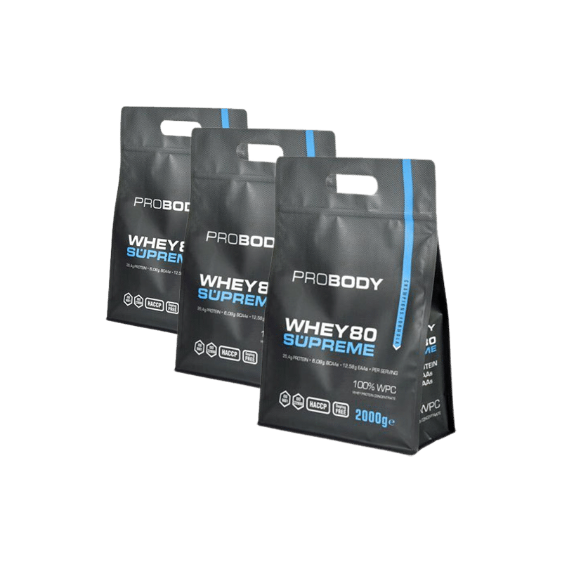 3x Probody Whey 80 Supreme Protein 2 kg - Proteinas