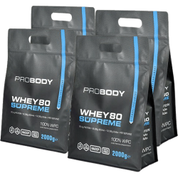 4x Probody Whey 80 Supreme Protein 2 kg - Proteinas