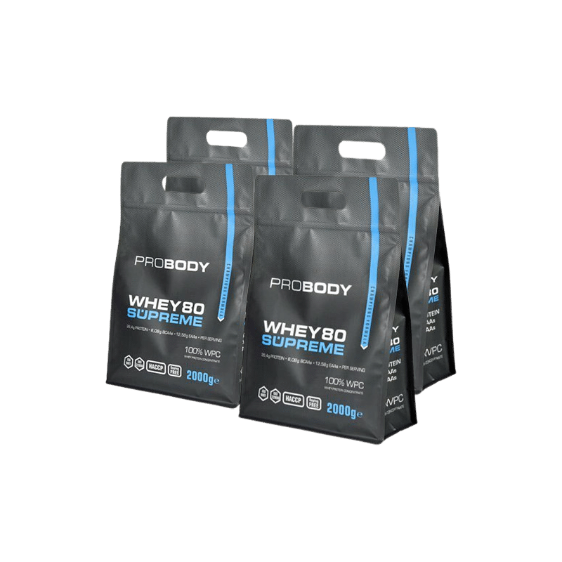 4x Probody Whey 80 Supreme Protein 2 kg - Proteinas