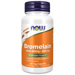 NOW Foods Bromelain 500mg 60 vcaps