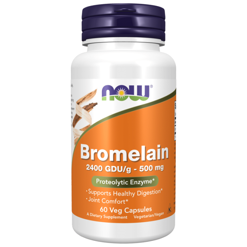 NOW Foods Bromelain 500mg 60 vcaps