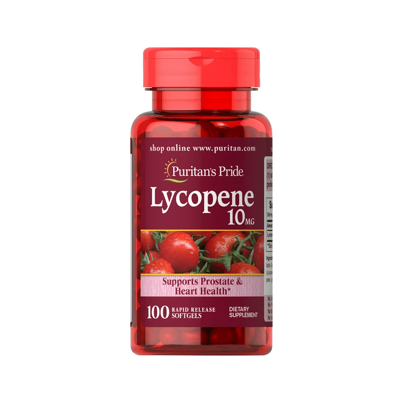 Puritan's Pride Lycopene 10 mg 100 Softgels