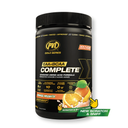 PVL Essentials Gold Series EAA + BCAA Complete, Orange Krush'd - 369 grams