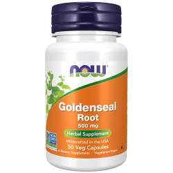 NOW Foods Goldenseal Root, 500mg - 50 vcaps