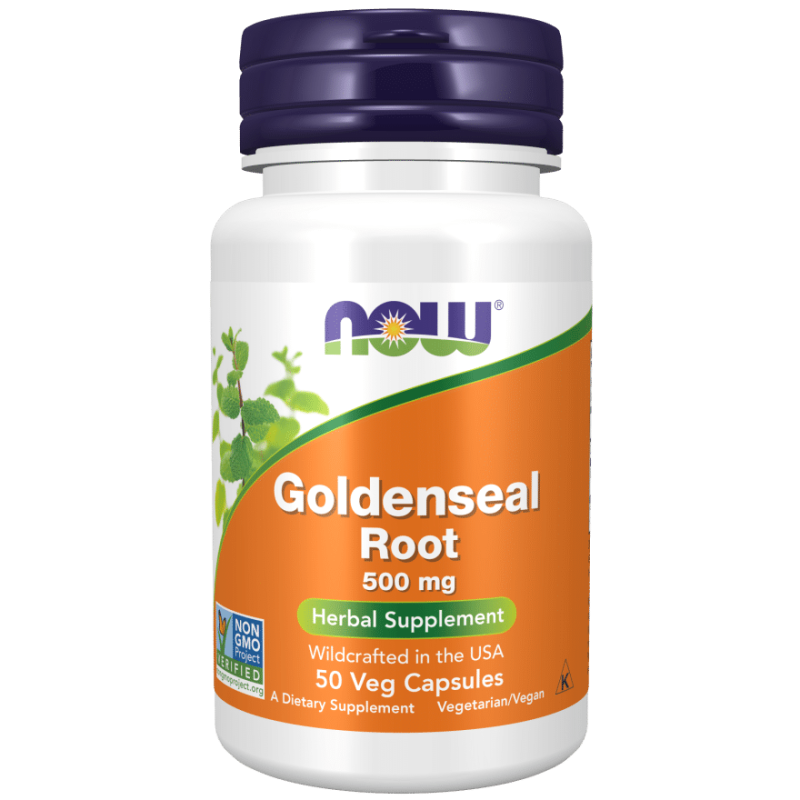 NOW Foods Goldenseal Root, 500mg - 50 vcaps