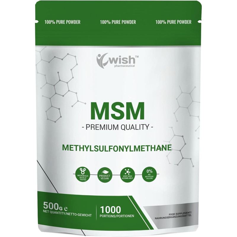 Wish Pharmaceutical MSM - 500g