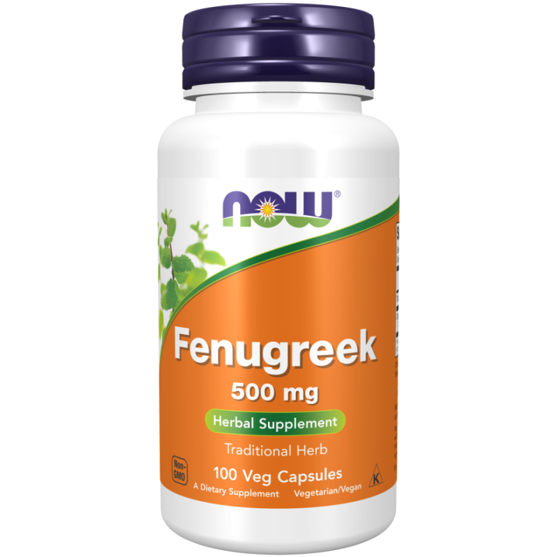 NOW Foods Fenugreek, 500mg - 100 vcaps