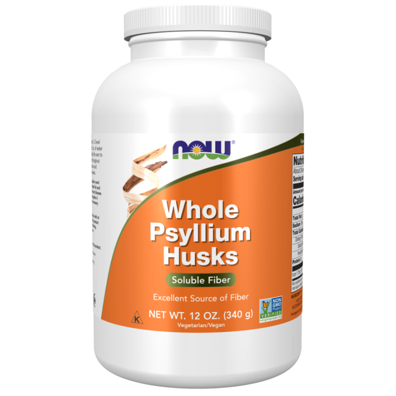 Whole Psyllium Husks, Powder - 340 grams