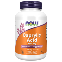 Caprylic Acid 600 mg 100 Softgels