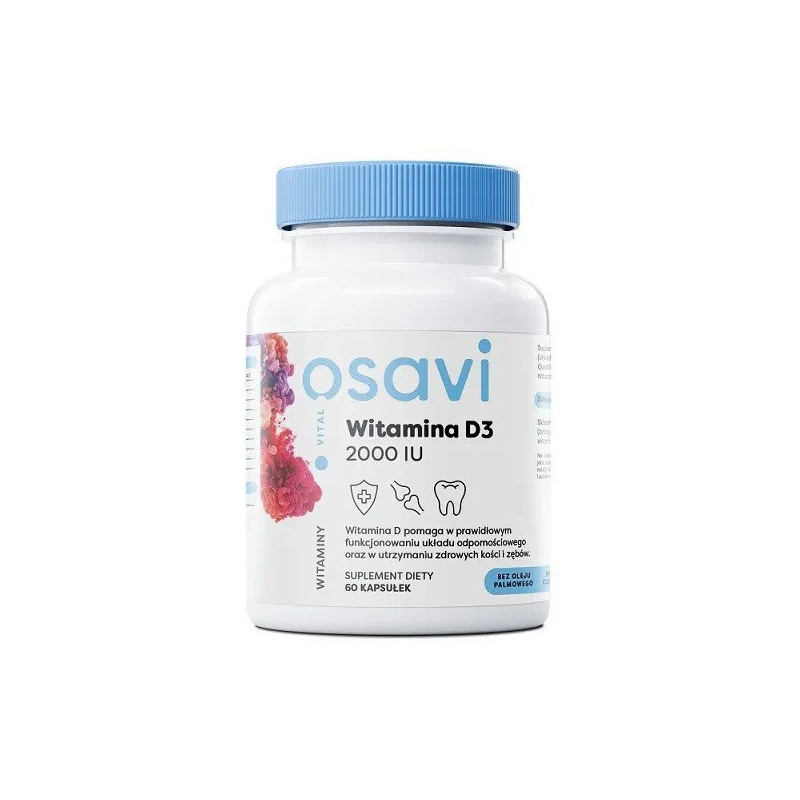 Osavi Vitamin D3, 2000 IU - 60 softgels