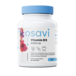 Osavi Vitamin D3, 4000 IU - 60 softgels