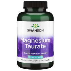 Swanson Magnesium Taurate 100 mg - 120 tabl.