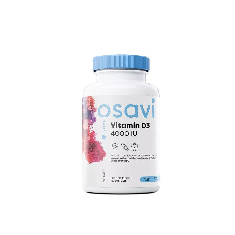 Osavi Vitamin D3, 4000 IU - 120 softgels