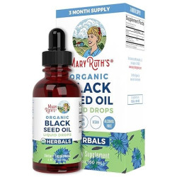 Mary Ruth's Organic Black Seed Oil Liquid Drops 60ml