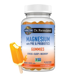 Garden of Life Magnesium with Pre & Probiotics Gummies Orange Creme 60 Gummies