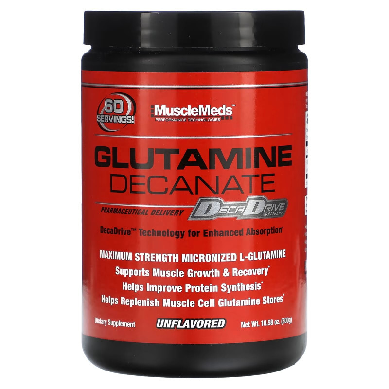 MuscleMeds Glutamine Decanate Unflavored 300 g