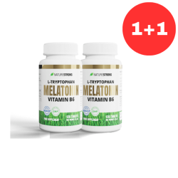 1+1 Naturestrong L-Tryptophan, Melatonin, Vitamin B6 Complex 120 tabs