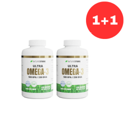 1+1 Naturestrong Ultra Omega-3 500 EPA / 250 DHA 120 Softgels