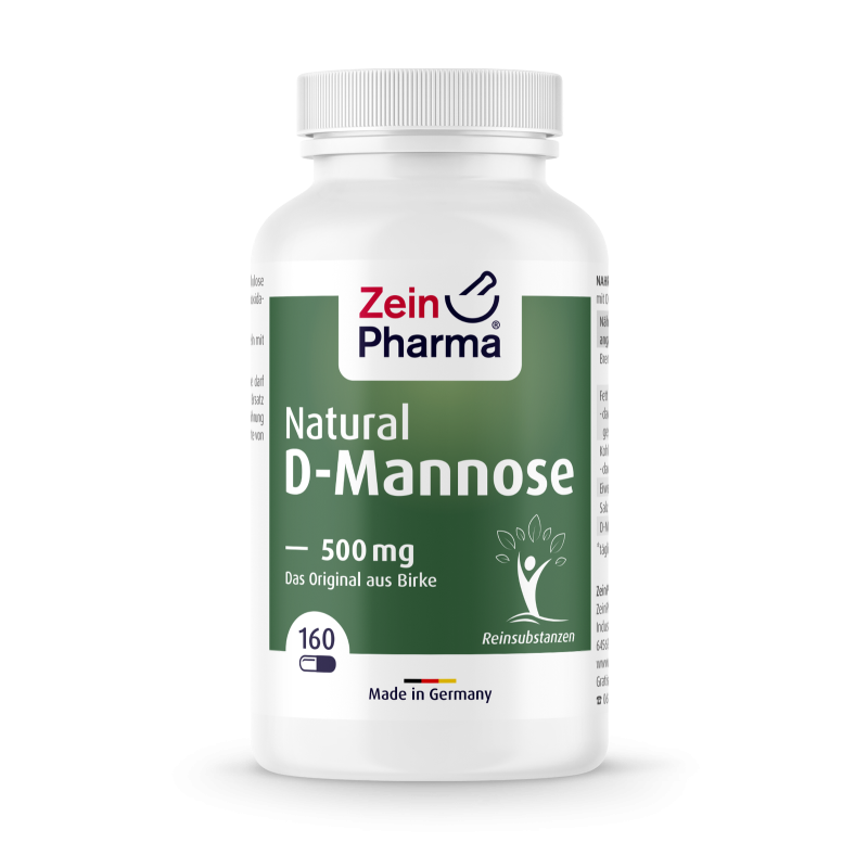 Zein Pharma Natural D-Mannose - 500mg, 160 capsules