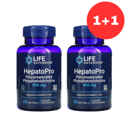 Deal'as!! 2x Life Extension HepatoPro Polyunsaturated Phosphatidylcholine 900mg 60 softgels