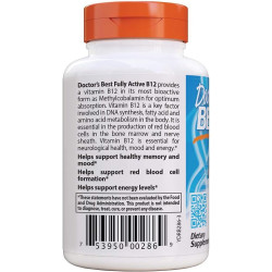 Doctor's Best Fully Active B12 1,500 mcg 60 Veggie Caps