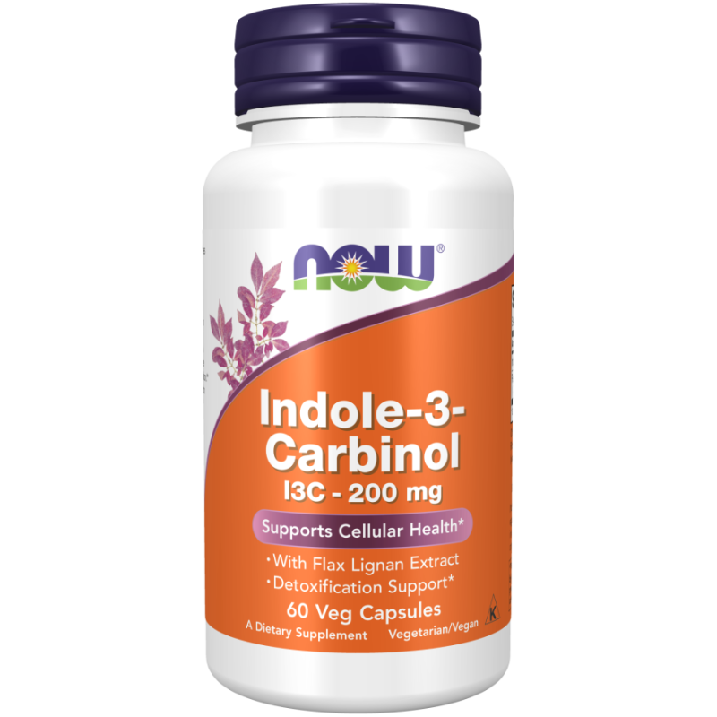 NowFoods Indole-3-Carbinol (I3C) 200 mg 60 Veg Capsules