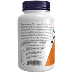 NOW Foods L-Lysine - 500mg - 100 vcaps