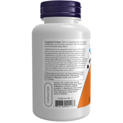 NOW Foods L-Methionine 500mg 100caps