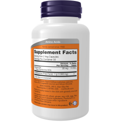 NOW Foods L-Methionine 500mg 100caps