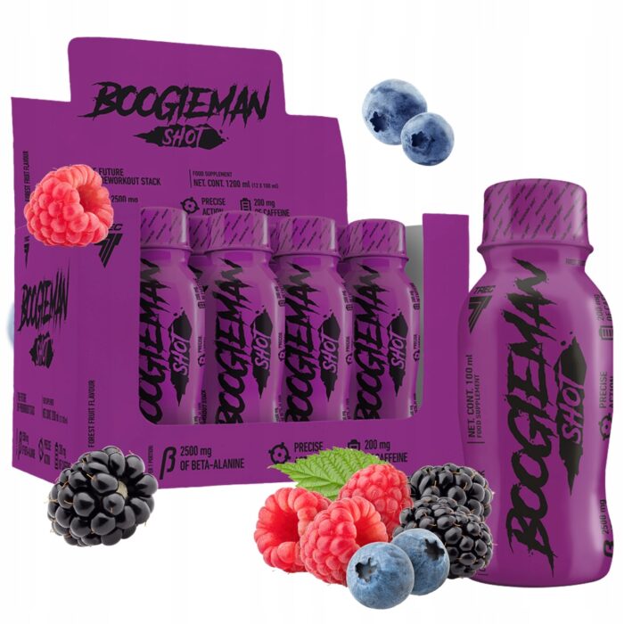 12x BOOGIEMAN SHOT 100ml FOREST FRUIT