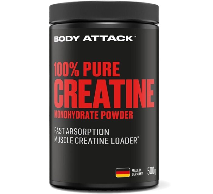 BODY ATTACK 100% Pure Creatine - 500g - Natural