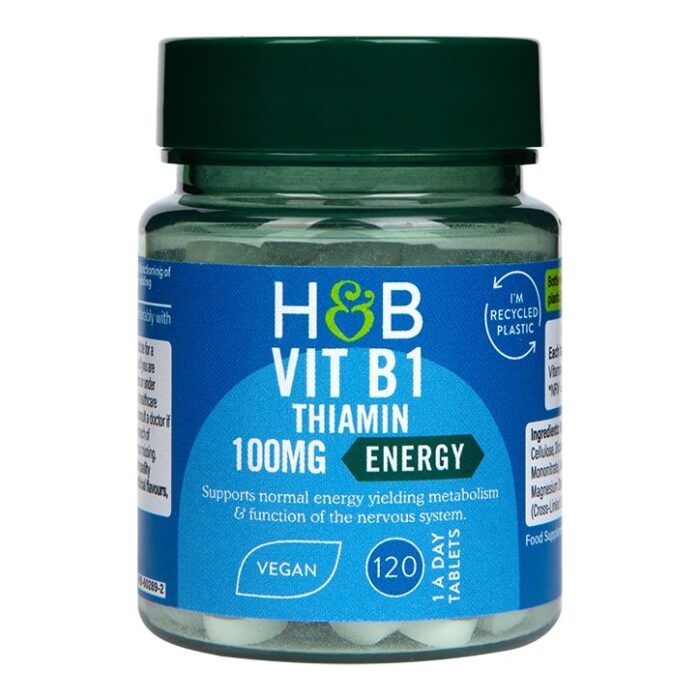 Holland & Barrett H&B Vitamin B1 Thiamine 100mg 120 Tablets