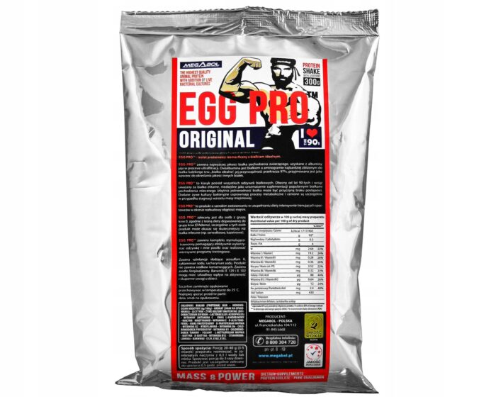 MEGABOL Egg Pro - 300g Strawberry