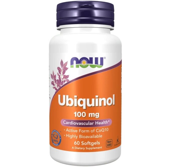 Now Foods Ubiquinol 100 mg 60 softgels