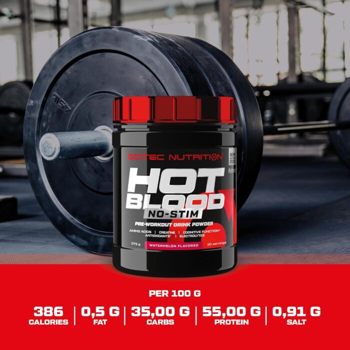 Scitec HOT Blood No-Stim 375g - Image 3