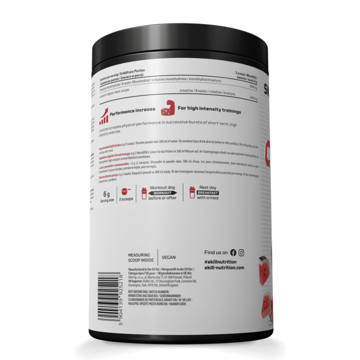 Skill Nutrition Micronised Creatine Monohydrate - 500 grams - Image 4