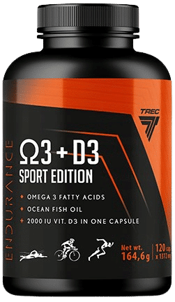 Trec ENDU Omega 3 + D3 Sport Edition 120 caps.
